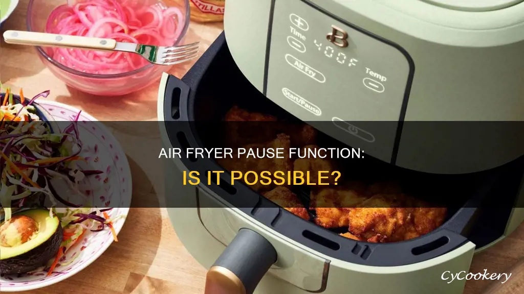 can you pause air fryer