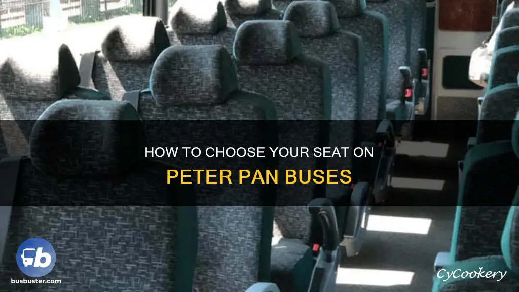 can you pick seats for peter pan bus