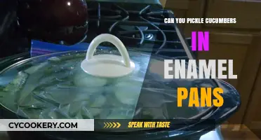 Pickling Cucumbers: Enamel Pans, Safe or Not?
