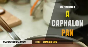 Pickling in a Caphalon Pan: Safe or Not?