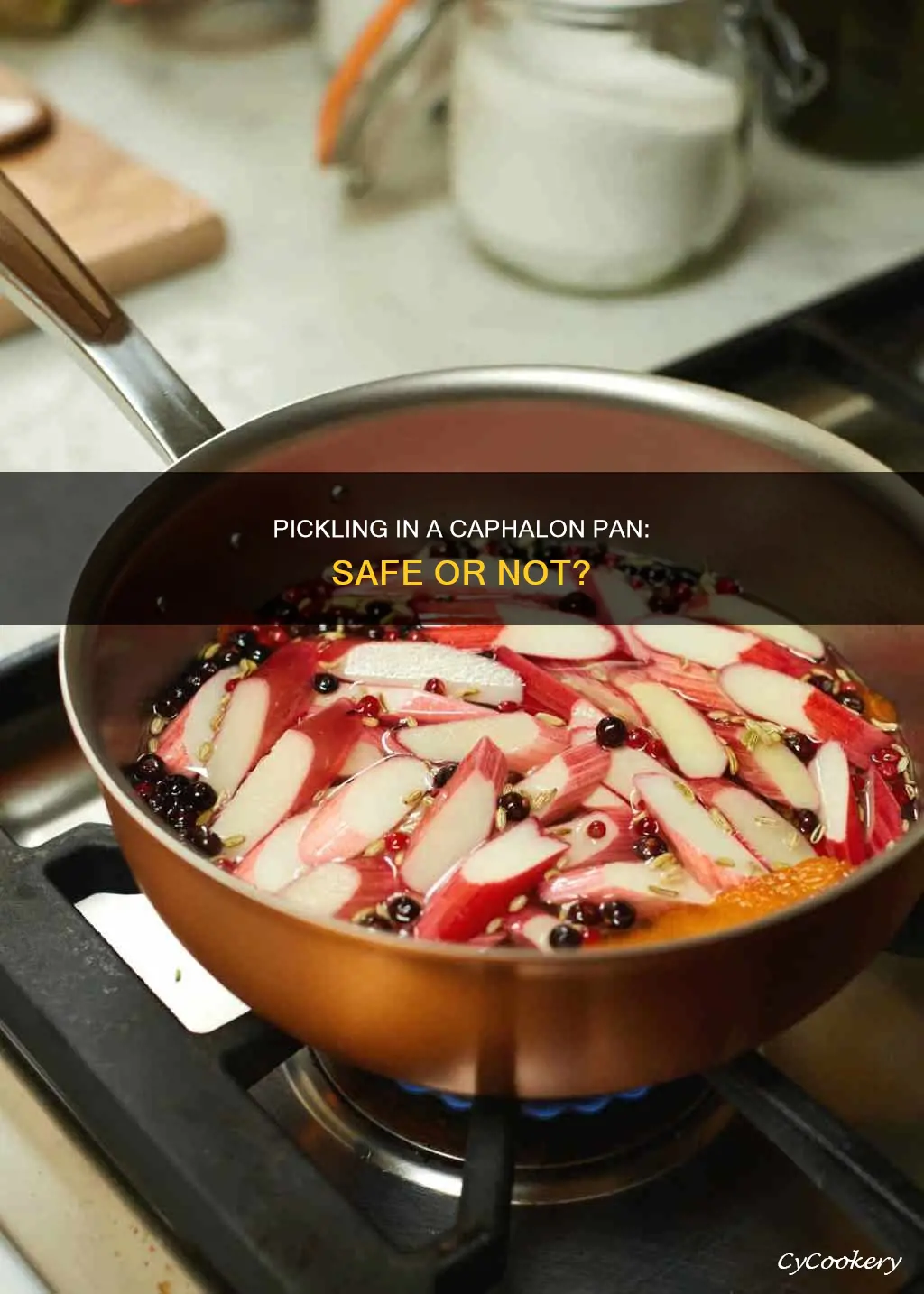 can you pickle in a caphalon pan