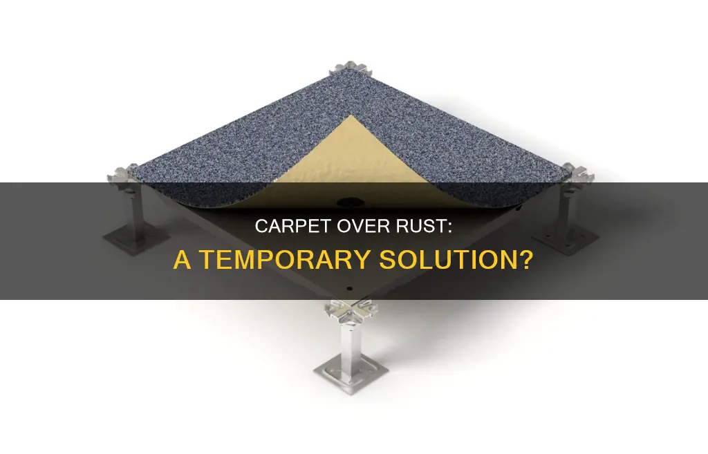 can you place carpet over rusted floor pan