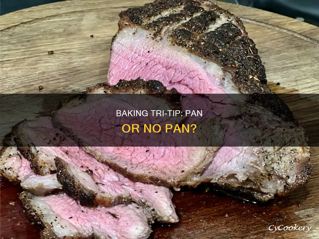can you place tritip on baking pan