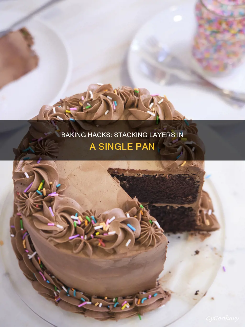 can you place two layers in a baking pan