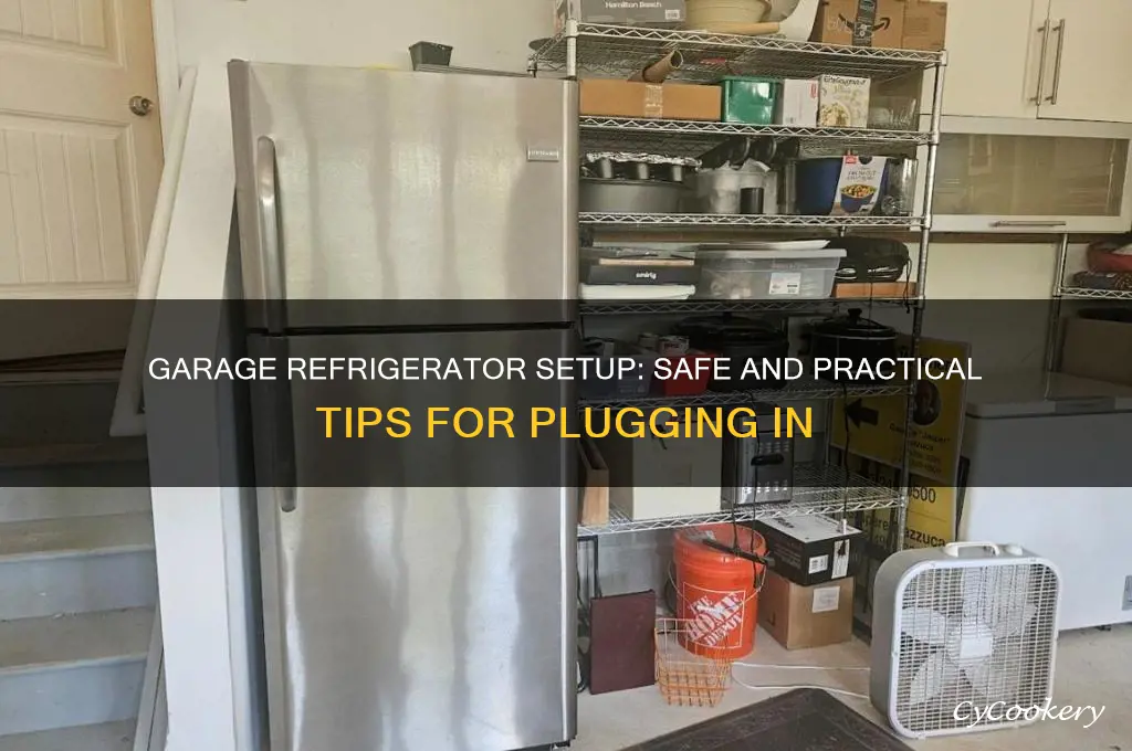 can you plug a refrigerator in the garage