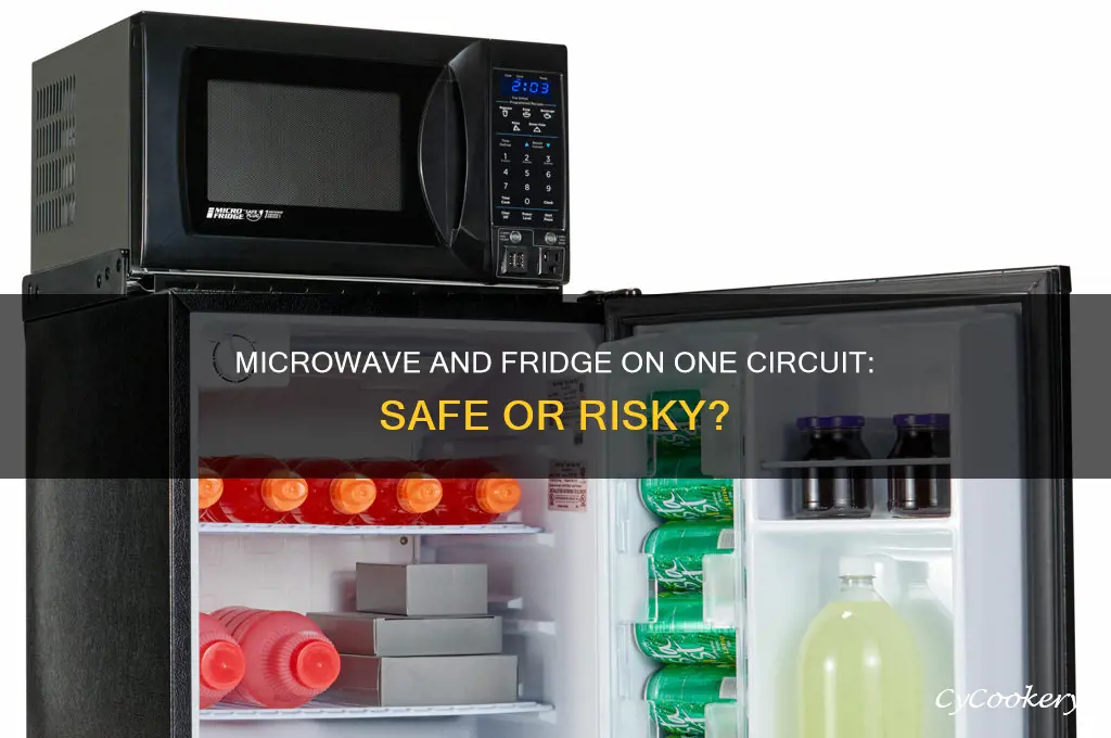 can you plug microwave and refrigerator on the same circuit