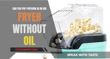 Air-Fried Popcorn: Oil-Free, Healthy Snacking!