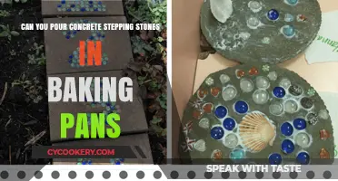How to Create Custom Stepping Stones Using Baking Pans