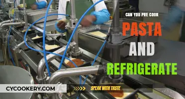 Pre-Cooking Pasta: Refrigeration Tips for Perfectly Reheated Meals