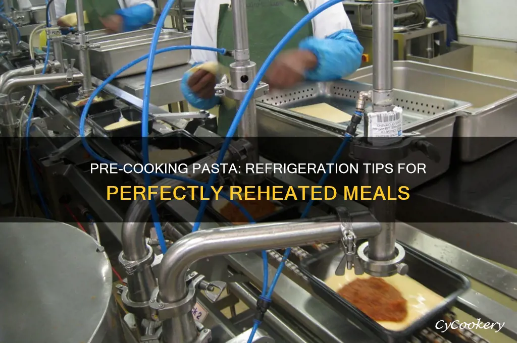 can you pre cook pasta and refrigerate