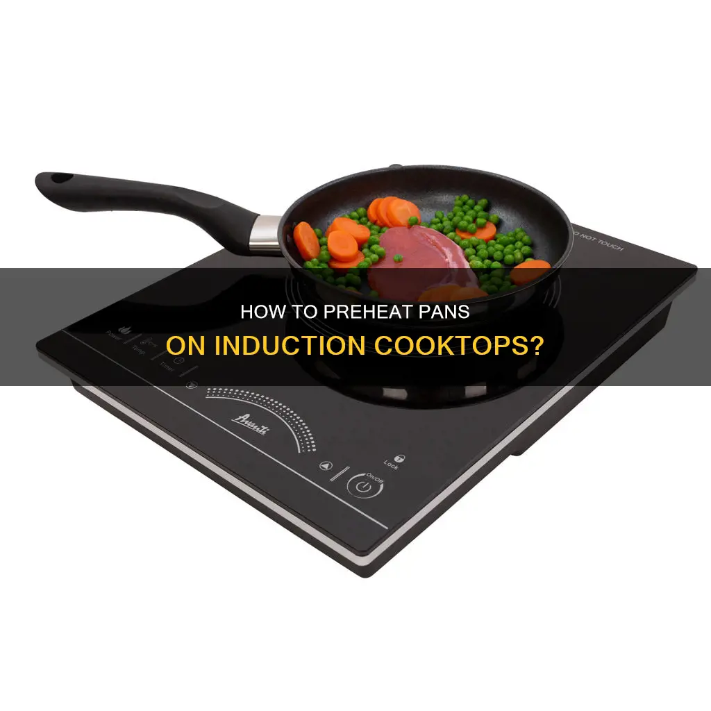 can you preheat a pan on induction