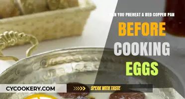 Red Copper Pans: Preheat for Perfect Eggs