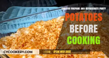 Prep and Chill: Refrigerating Party Potatoes Before Cooking Tips