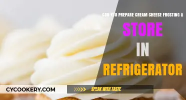 Cream Cheese Frosting: Prep, Store, and Chill for Later Use