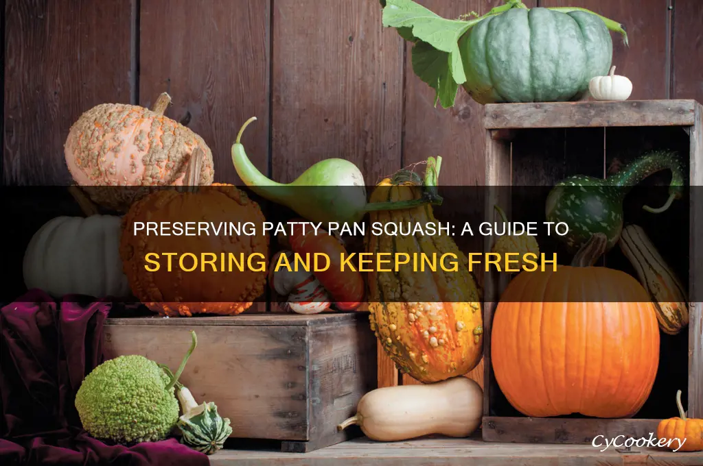 can you preserve patty pan squash