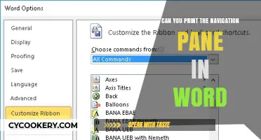 Printing Word's Navigation Pane: How-to Guide