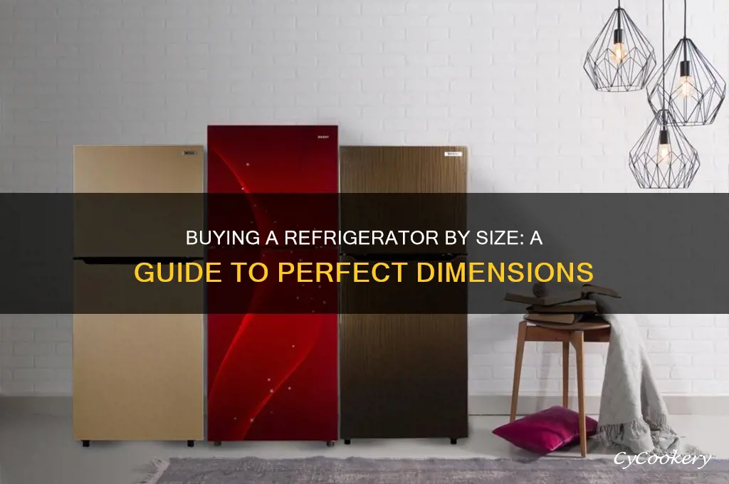 can you purchase a refrigerator by dimensions