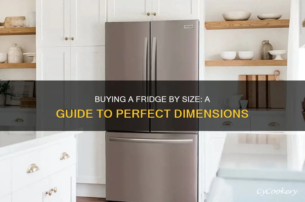can you purchase a refrigerator by dimensuins