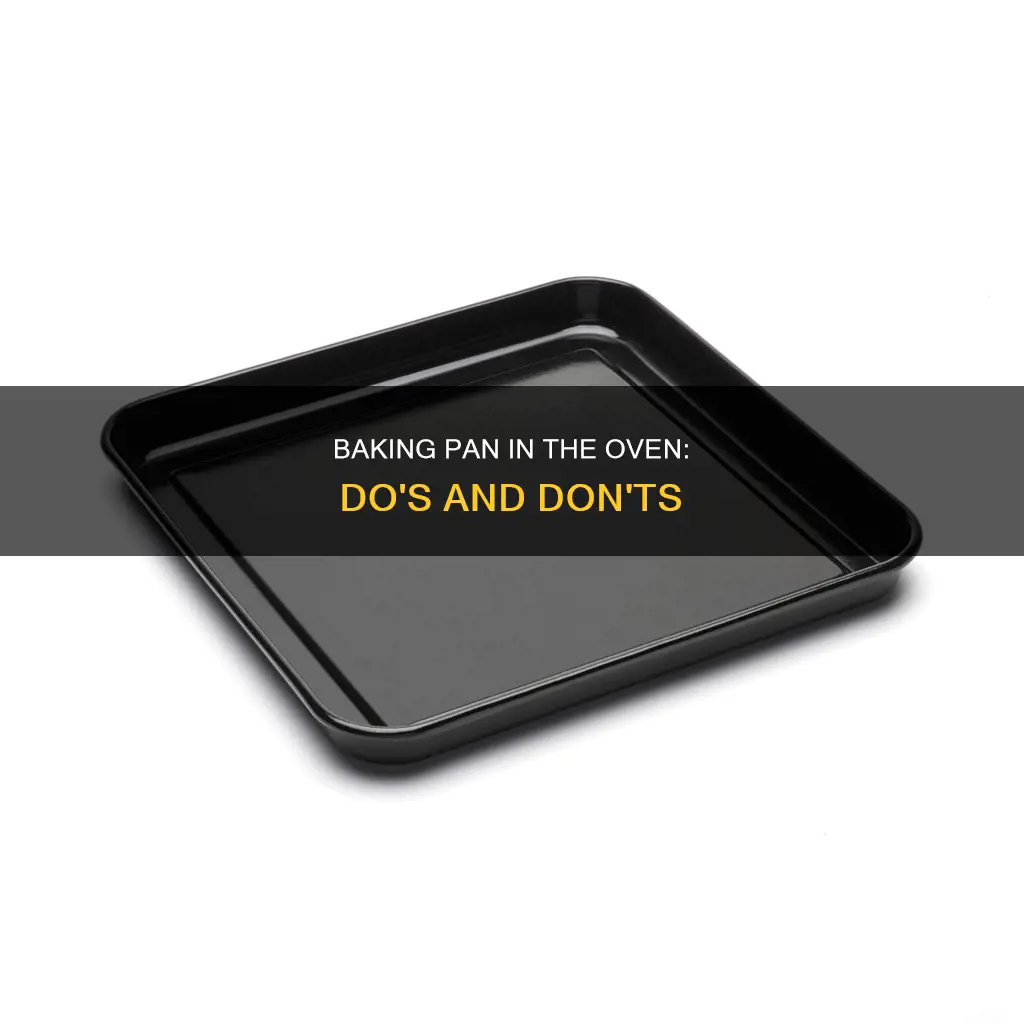 can you put a baking pan on the oven