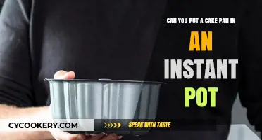 Using Cake Pans in an Instant Pot: Is It Possible?