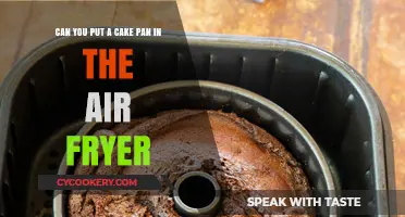 Air Fryer Baking: Can You Put Cake Pans Inside?