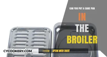 Broiling with Cake Pans: Is It Safe?