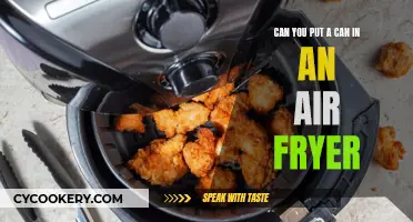 Air Fryer Cooking: Can You Put a Can In?