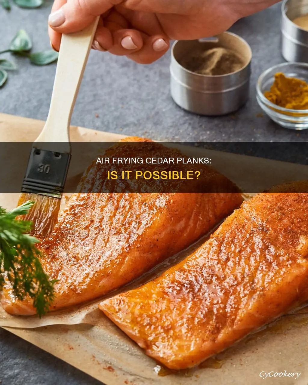 can you put a cedar plank in an air fryer