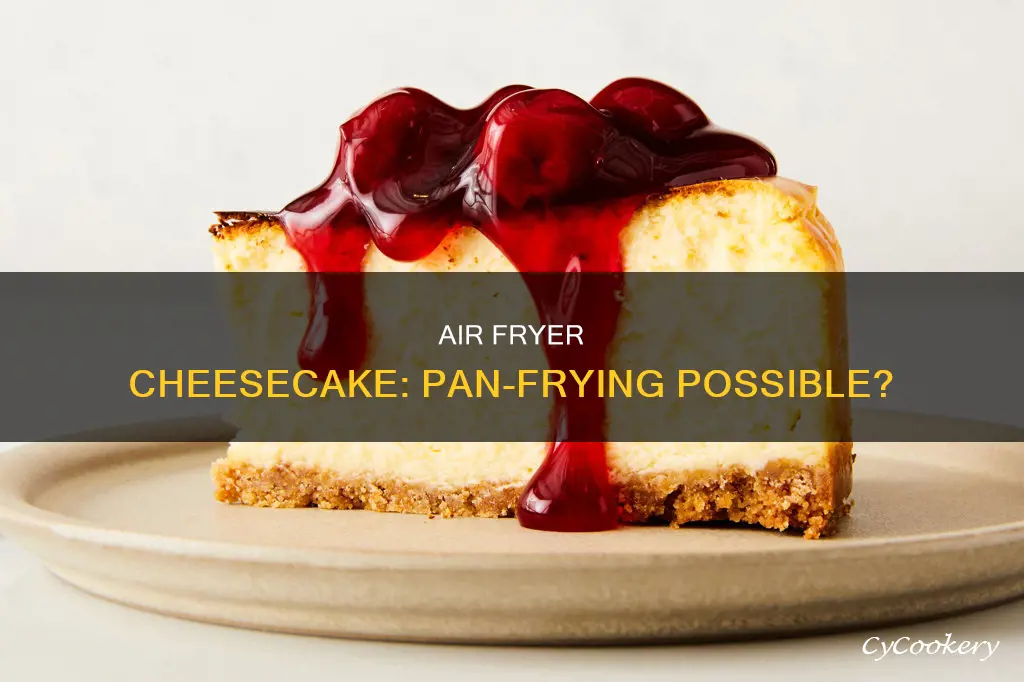 can you put a cheesecake pan in a air fryer