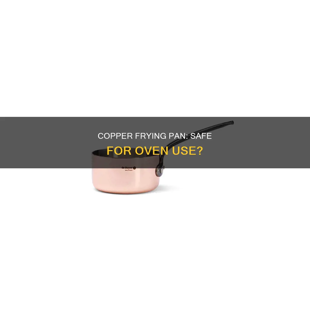 can you put a copper frying pan in the oven