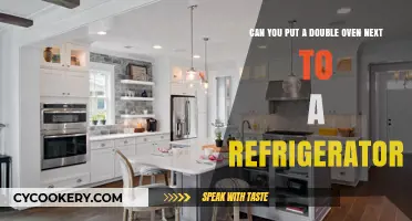 Double Oven Placement: Can It Safely Sit Next to a Refrigerator?
