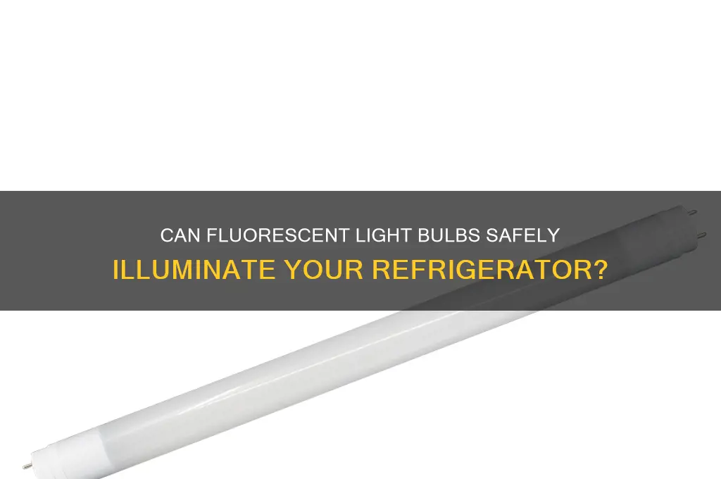can you put a fluorescent light bulb in refrigerator