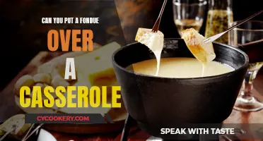 Fondue Over Casserole: A Creative Culinary Combination?