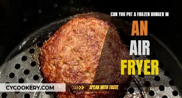 Air Fryer Frozen Burger: Is It Possible?