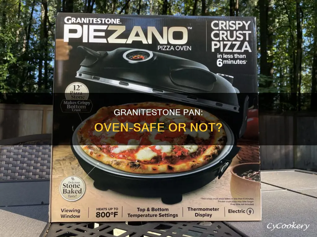 can you put a granitestone pan in the oven