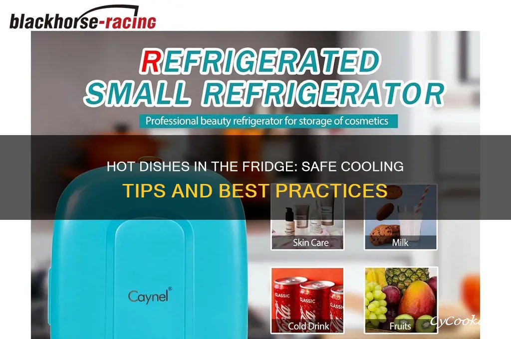 can you put a hot dish in the refrigerator