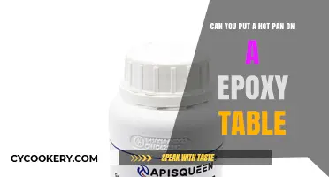 Hot Pans and Epoxy Tables: A Safe Combination?