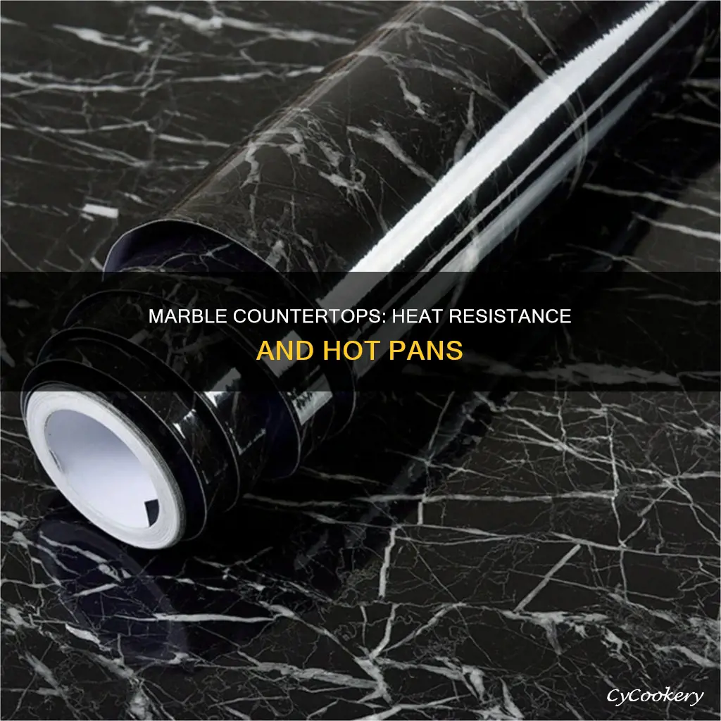 can you put a hot pan on a marble countertop