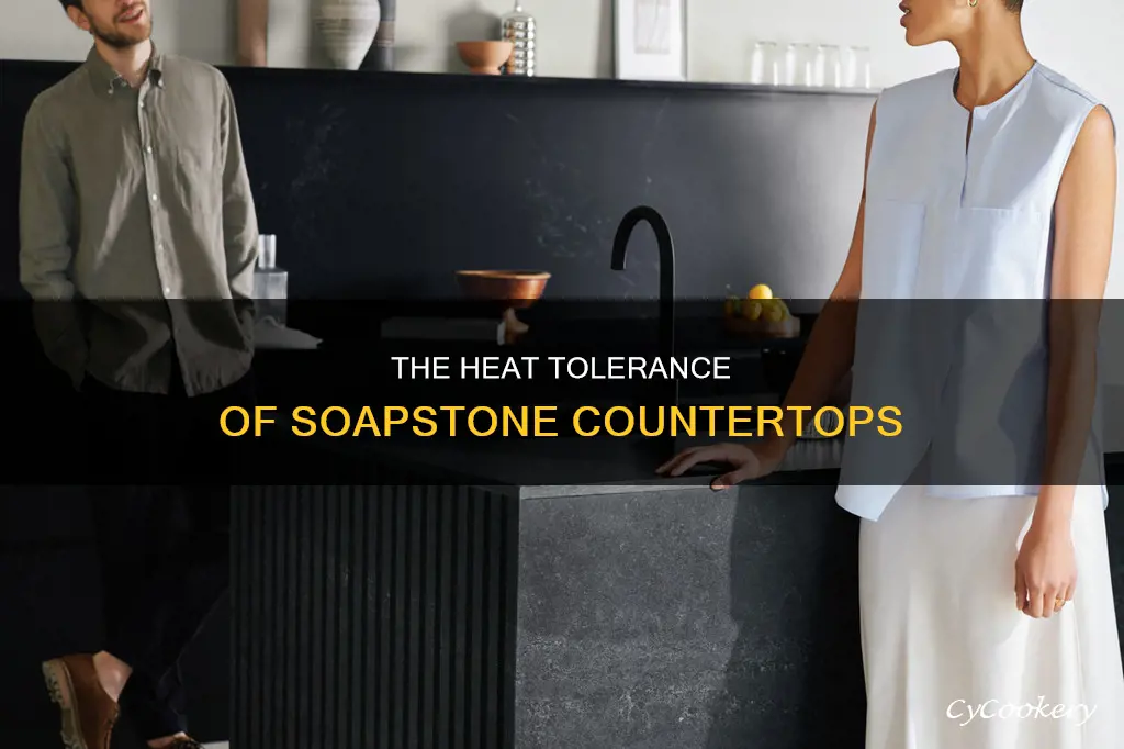 can you put a hot pan on soapstone