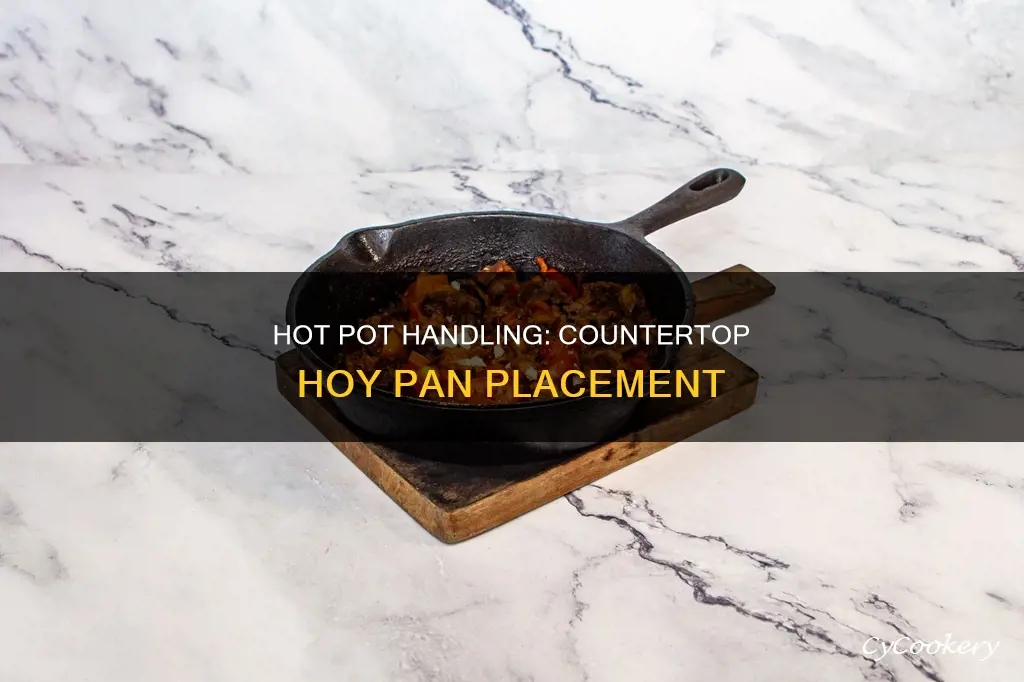can you put a hoy pan on a counter top