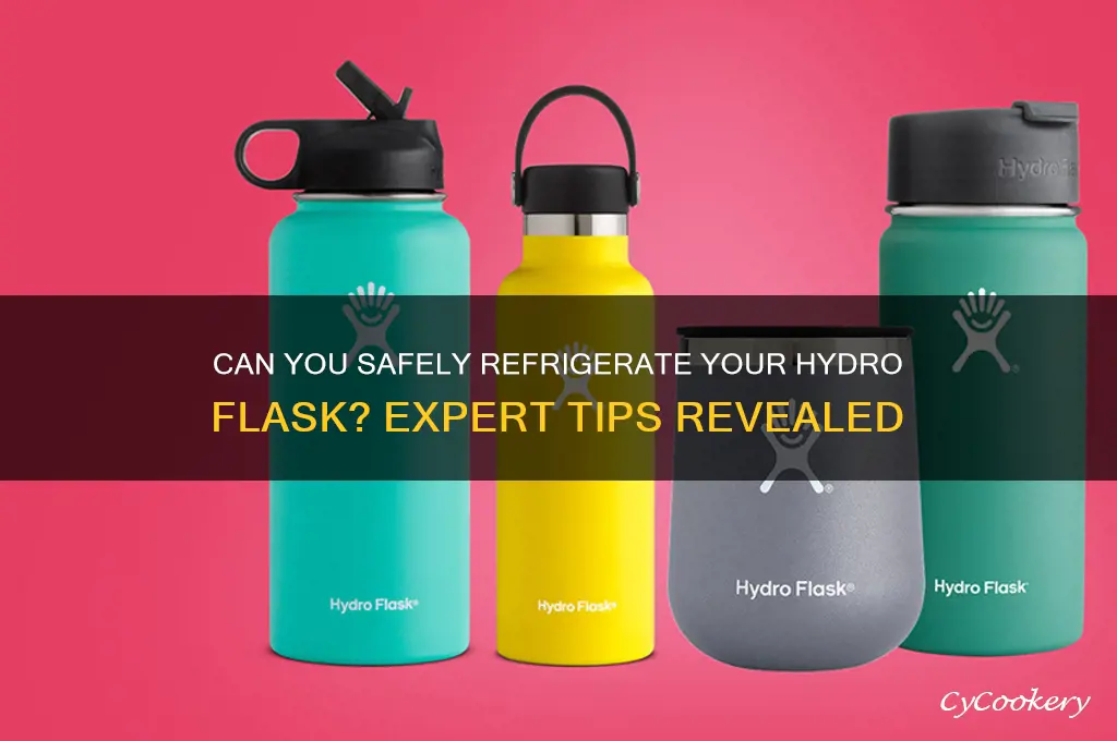 can you put a hydroflask in the refrigerator