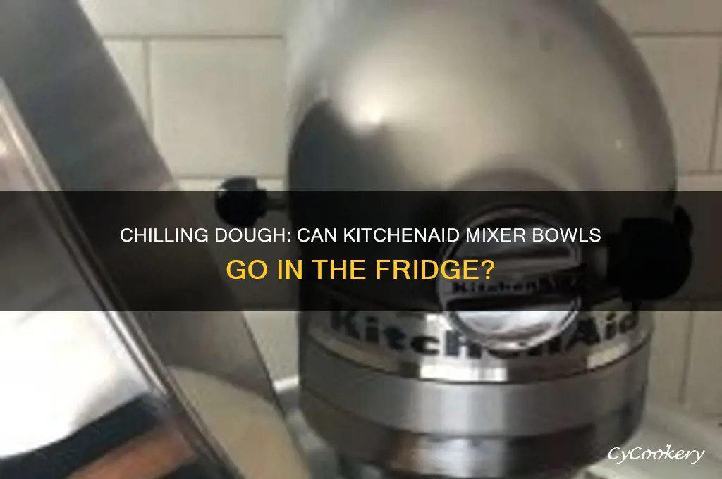 can you put a kitchenaid mixer bowl in the refrigerator