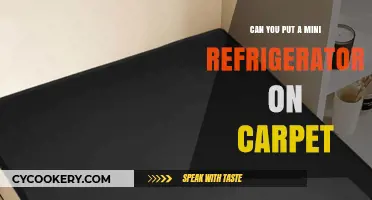 Can You Safely Place a Mini Fridge on Carpet?