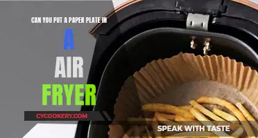 Paper Plates in an Air Fryer: Safe or Not?