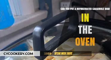 Refrigerated Casserole Dish: Safe Oven Baking Tips and Tricks