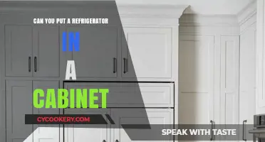 Can You Put a Refrigerator in a Cabinet? Pros, Cons, and Tips