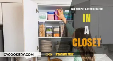 Can You Safely Install a Refrigerator in a Closet?