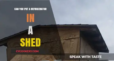 Can You Safely Install a Refrigerator in Your Shed?