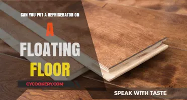 Can You Safely Place a Refrigerator on a Floating Floor?