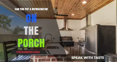 Can You Safely Put a Refrigerator on Your Porch?